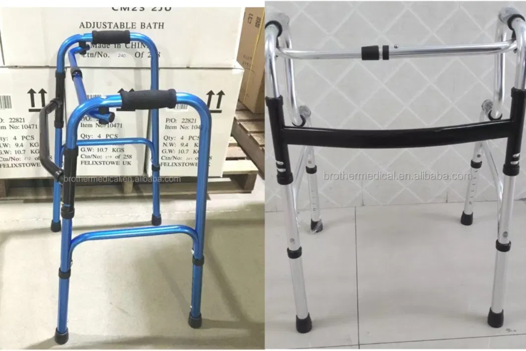 Cheap Price and Fast Delivery Brother Medical Aluminum Rollator Walker with ISO