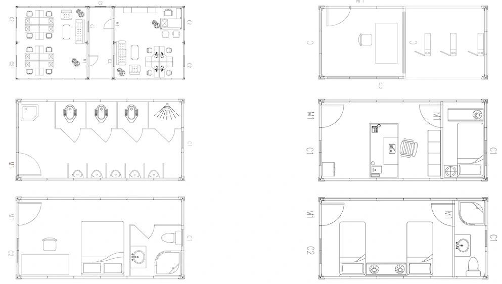 2021 Quickly Assembling Prefabricated Prefab Container Hospital at Site